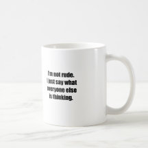 No soy grosero taza
