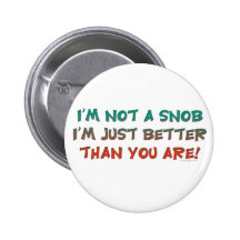 No soy un humor que insulta del snob pins