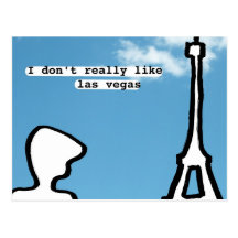 No tengo gusto realmente de Las Vegas Tarjetas Postales