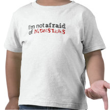 No tengo miedo de monstruos camiseta