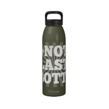No una botella plástica, agua personalizada recicl botellas de beber