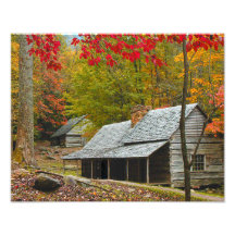 Noah "brote" Ogle la cabina en el Smokies Fotografías