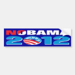 NOBAMA 2012 PEGATINA DE PARACHOQUE