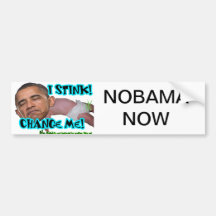 ¡NOBAMA AHORA! PEGATINA DE PARACHOQUE