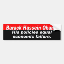 Nobama Etiqueta De Parachoque