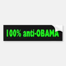 Nobama Etiqueta De Parachoque