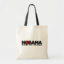 NoBama: Guarde el cambio Bolsa De Mano