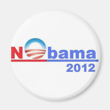 Nobama - ningún Obama 2012 Imán Para Frigorifico