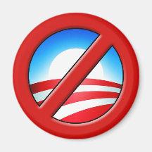 NOBAMA ningún Obama Anti-Obama Imán De Nevera