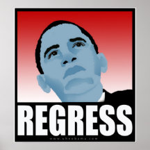 Nobama para el presidente 08 elección regresa poster