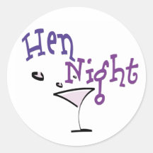 Noche de la gallina etiqueta