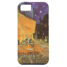 Noche de la terraza del café, impresionismo del vi iPhone 5 Case-Mate funda