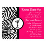 Noche de las señoras, invitación del fiesta de Bac