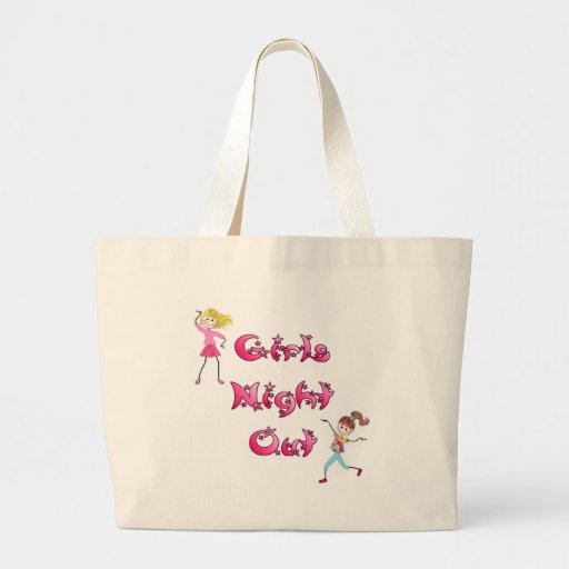 Noche de los chicas hacia fuera bolsa