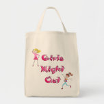 Noche de los chicas hacia fuera bolsa de mano