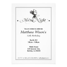 Noche de película comunicado personalizado