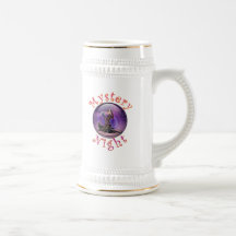 Noche del misterio tazas de café