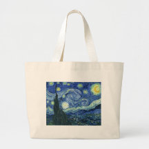 Noche estrellada de Van Gogh Bolsa Lienzo