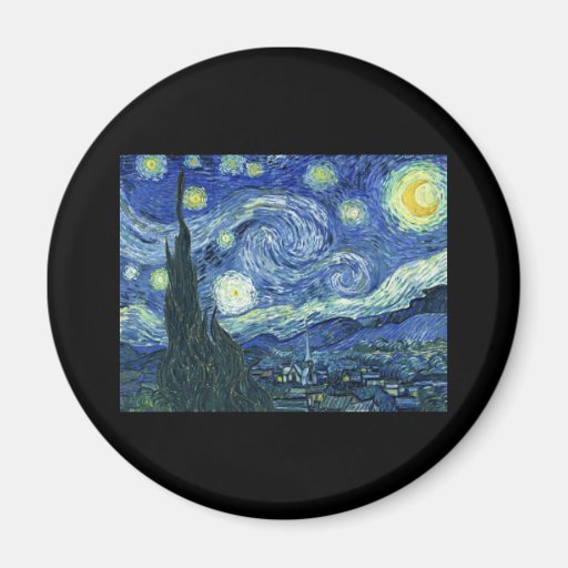 Noche estrellada de Van Gogh Iman De Frigorífico