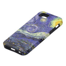 Noche estrellada de Van Gogh, impresionismo del po iPhone 5 Case-Mate Protectores