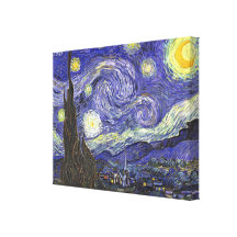 Noche estrellada de Van Gogh, impresionismo del po Impresion En Lona