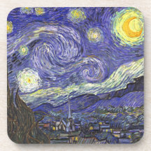 Noche estrellada de Van Gogh, impresionismo del po Posavasos De Bebida