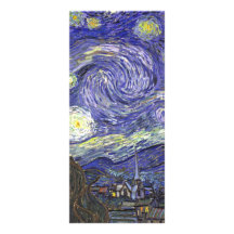 Noche estrellada de Van Gogh, impresionismo del po Lona Personalizada