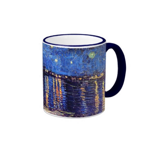 Noche estrellada de Van Gogh sobre la taza de Rhon