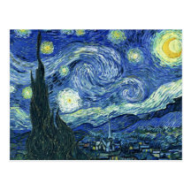 Noche estrellada de Van Gogh Tarjetas Postales