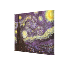 Noche estrellada de Vincent van Gogh Lona Estirada Galerías