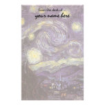 Noche estrellada de Vincent van Gogh Papeleria Personalizada