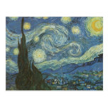 Noche estrellada de Vincent van Gogh Tarjetas Postales