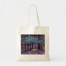 Noche estrellada sobre el Rhone - el Van Gogh Bolsa