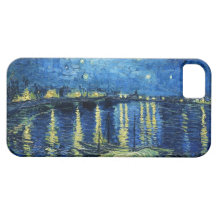 Noche estrellada sobre el Rhone Vincent van Gogh iPhone 5 Fundas
