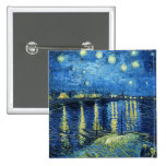 Noche estrellada sobre el Rhone Vincent van Gogh Pins