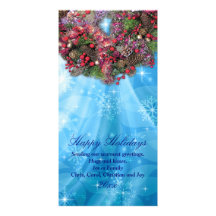 Nochebuena hawaiana tarjetas fotográficas 
