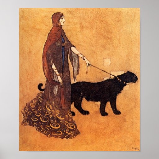 Noches árabes por el poster de Edmund Dulac