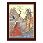 Noli yo tarjeta del rezo de Tangere Postal