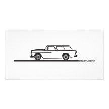Nómada 1955 de Chevy Plantilla Para Tarjeta De Foto
