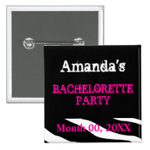 Nombre al fiesta de Bachelorette Pin