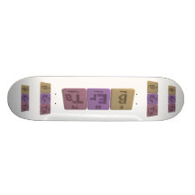 Nombre-Berta-b-Er-TA-boro-erbio-Tantalio Patines Personalizados