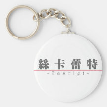 Nombre chino para el escarlata 21369_3.pdf llavero personalizado