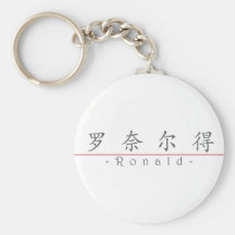 Nombre chino para Ronald 20801_1.pdf Llavero Personalizado