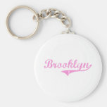 Nombre clásico del estilo de Brooklyn Llaveros Personalizados