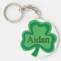 Nombre del irlandés de Aidan Llaveros Personalizados