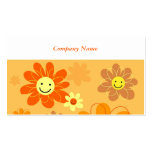 Nombre Happy Flowers, Company Tarjetas De Negocios