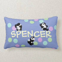 Nombre juguetón de las pandas almohadas