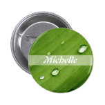 Nombre personalizado naturaleza de la hoja del roc pin