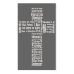 Nombres del 2:1 de Jesús Eph - zona de 10 evangeli Tarjetas De Negocios