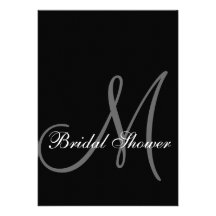Nombres nupciales del monograma de la invitación d